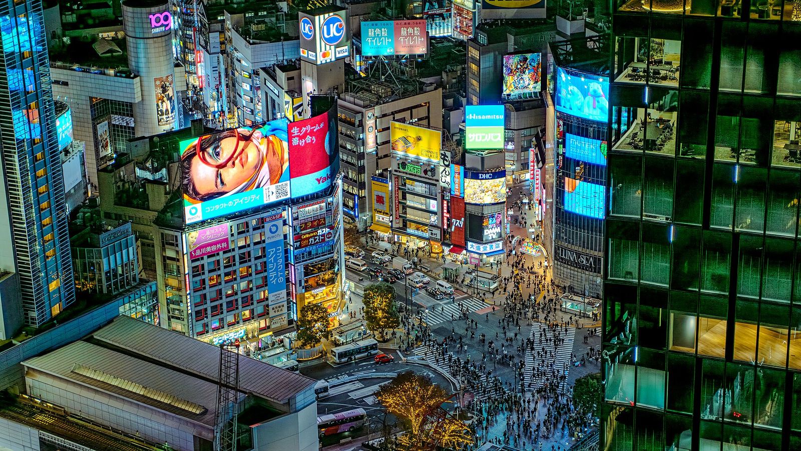 涩谷十字路口